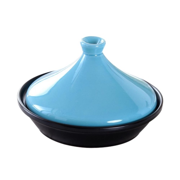 Тажин керамический 20*13см голубой