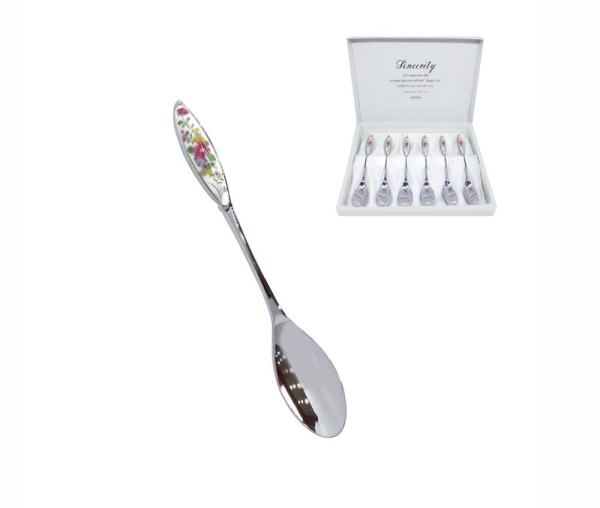 Набор ложек чайных 6 предметов серебро MUM