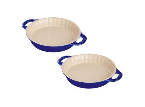 Мини-форма для пирога 2шт 13см синие