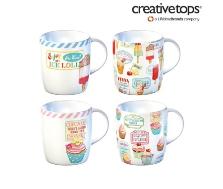 Кружка 4шт Retro Treans