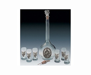 Набор для шнапса 8 предметов Zum Geburtstag