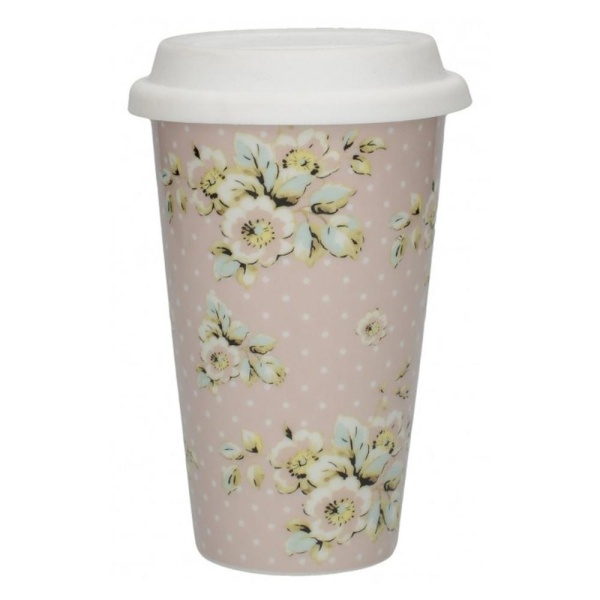 Термокружка 0,4 л.,9см. Cottage Flower Термокружка 0,4 л.,9см. Cottage Flower