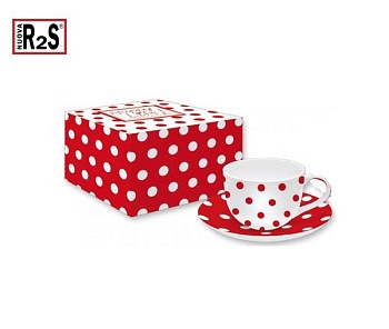 Чайная пара 180мл. Pois Red