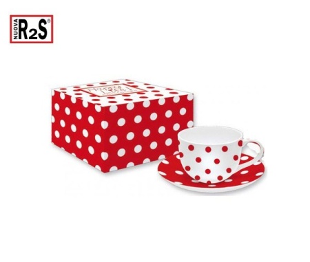 Чайная пара 180мл. Pois Red