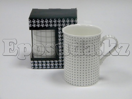 Кружка 290мл. Белая в точку
