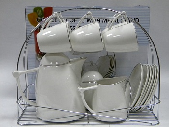 Набор кофейный 15 предметов 6 персон 150мл. Kilimanjaro Platinum