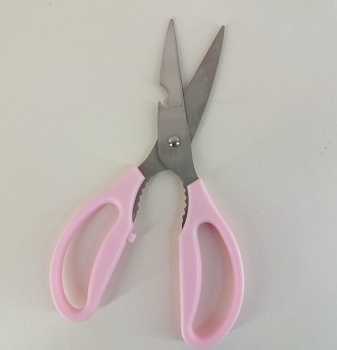 Ножницы универсальные, розовые