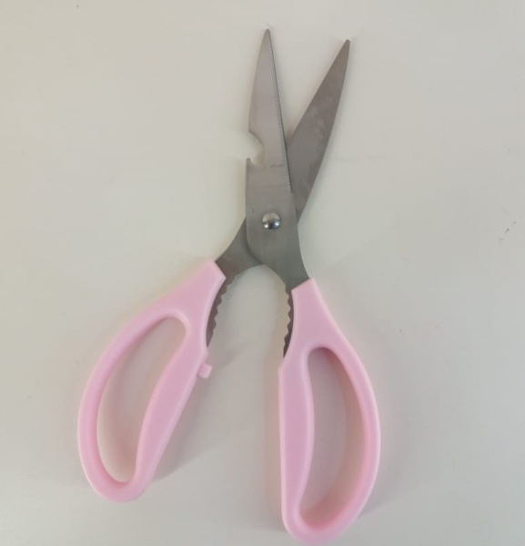 Ножницы универсальные, розовые