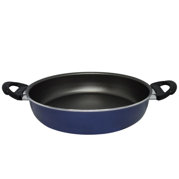 Сковорода высокая антипригарная 26см 2 ручки Turtle