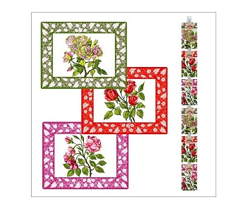 Полотенце 48*62см. Розы