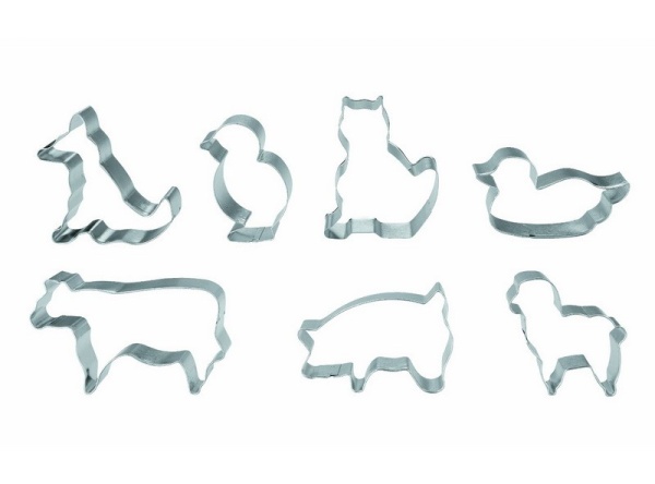 Форма для печенья 7пр Животные
