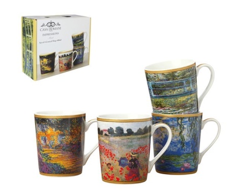 Кружка 4шт 0.4л. Моне