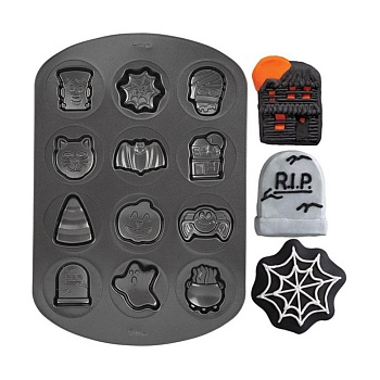 Форма для выпечки 44*28см. 21 ячеек Хэллоуин