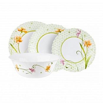 Сервиз столовый 19 предметов 6 персон Selma