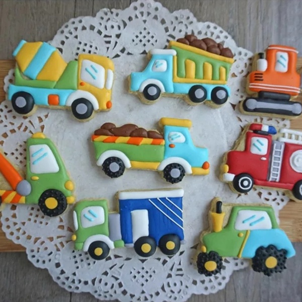 Форма для печенья 8 штук Машины