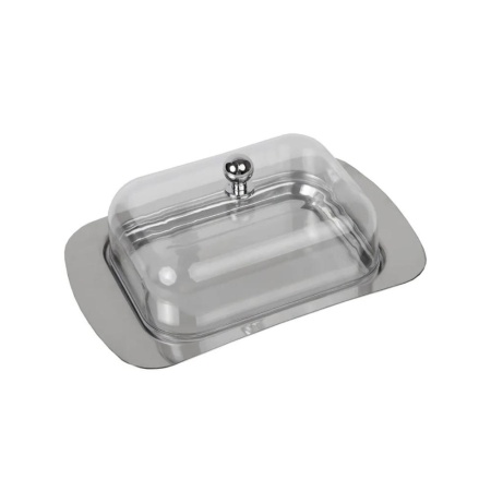 Масленка сталь, пластик 18*12см Basine