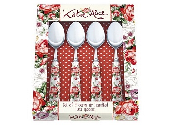 Набор чайных ложек 4шт Scarlet Posy Набор чайных ложек 4шт Scarlet Posy