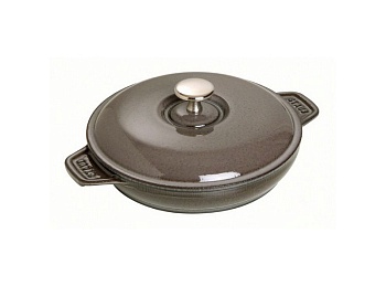 Сковорода 20см с крышкой серый графит