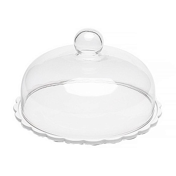 Сырница 29*19см. стекло фарфор