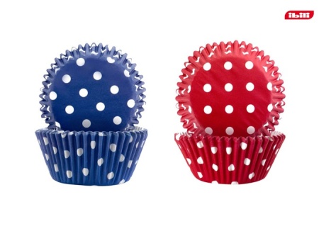 Корзинка для кекса 100шт 4*7,5см.