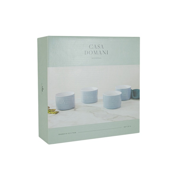 Кокот 10*7см 4штуки серый Moderna