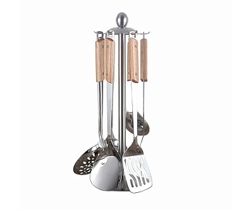 Набор кухонных принадлежностей  5пр+подставка