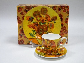Чаная пара 3 предмета 1персона Sunflower