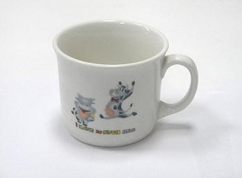 Кружка детская 250мл. Бурёнка в подарочной упаковке