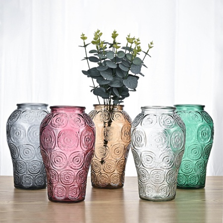 Ваза 24*15 см серая Lalique