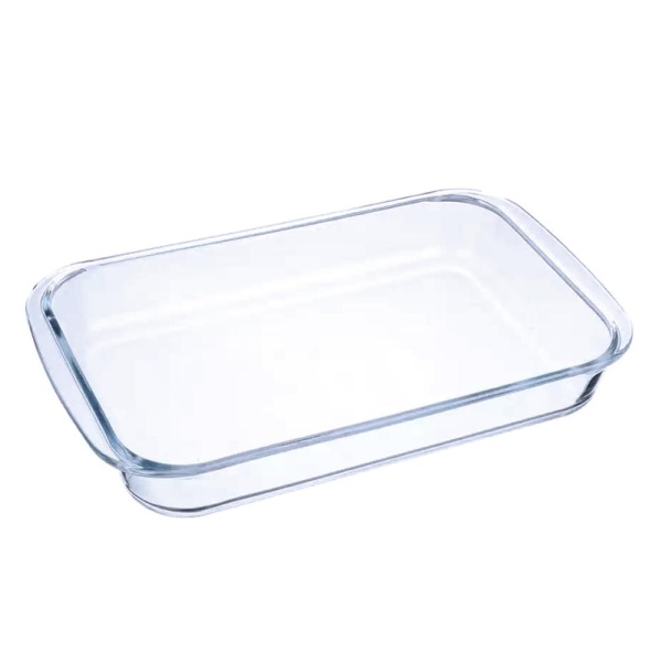 Лоток для выпечки прямоугольный 29*18см. стекло 1,6л.
