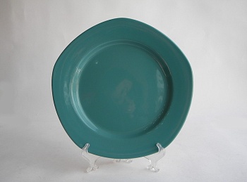 Тарелка 5-ти угольная 30 см. голубая Carnival