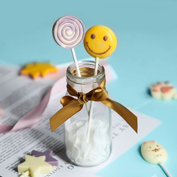 Форма для леденцов 6 ячеек 23,5*9,5см Смайл