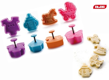 Резак для печенья 4шт Baby