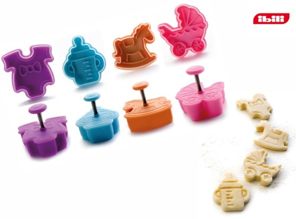 Резак для печенья 4шт Baby