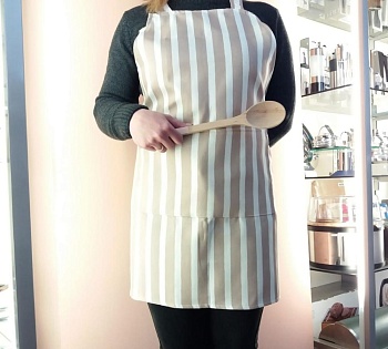 Фартук Полоска кремовая