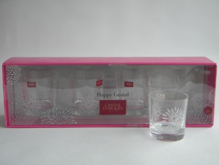 Стакан 300мл. O-F 4шт Happy Cristal