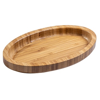 Блюдо бамбуковое овальное 40*30*2,5см