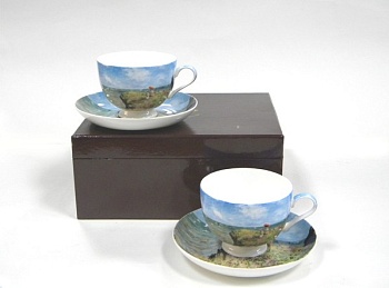 Чайные пары 4 предмета 2 персоны 210мл. Round Утес