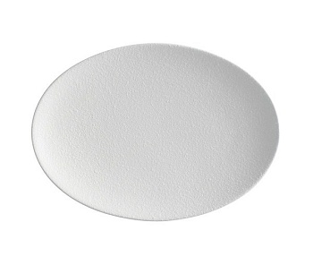 Блюдо овальное 30*22см. белое, Икра