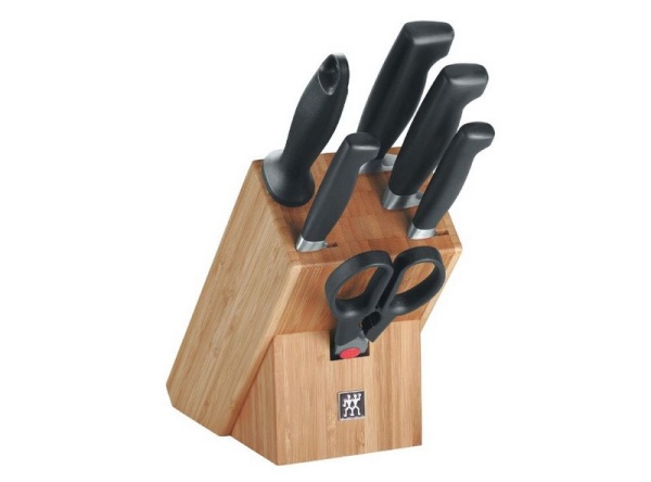 Набор ножей 6пр+подставка Four Star