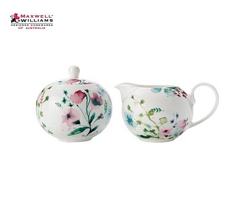 Набор 2 предмета молочник, сахарница Primavera