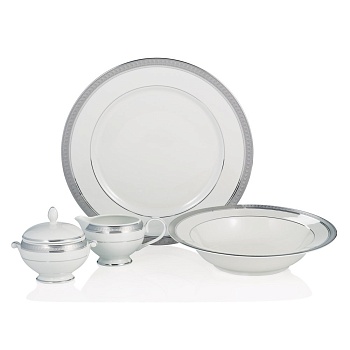 Сервиз столовый 35 предметов Palatial Platinum