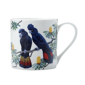 Кружка 0,35л. Черный Какаду