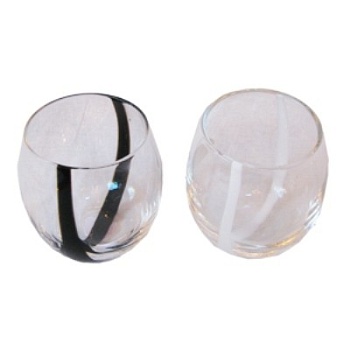 Набор стаканов 2 предмета Black & White