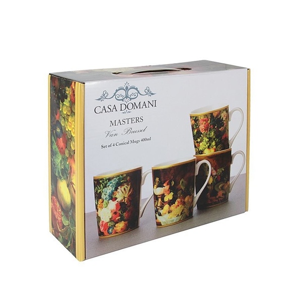 Кружка 4шт 0,4л. Ван Бруссел