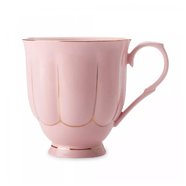 Кружка 400 мл., розовая Свежее дыхание