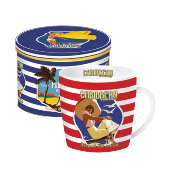 Кружка 350мл. Caribbean в жестяной банке