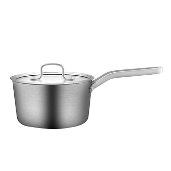 Ковш 16 см.1,6 л стальная крышка Tree