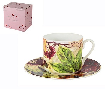 Чайная пара 0,2л. Кленовый лист