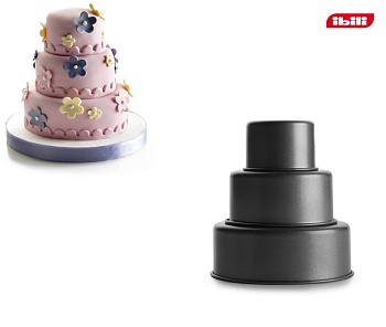 Форма для торта 3 яруса 6-8-10см.